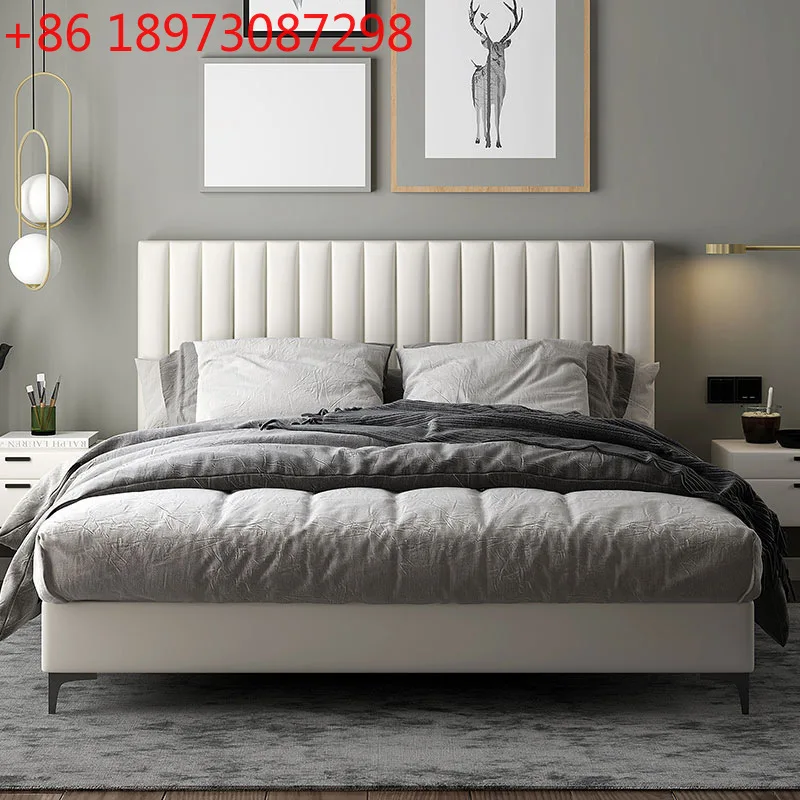Простая современная ткань в гонконгском стиле, легкая роскошная двуспальная кровать для знаменитостей в Интернете, скандинавская маленькая квартира, главная спальня
Простая современная ткань в гонконгском стиле, легкая роскошная двуспальная кровать для знаменитостей в Интернете, скандинавская маленькая квартира, главная спальня