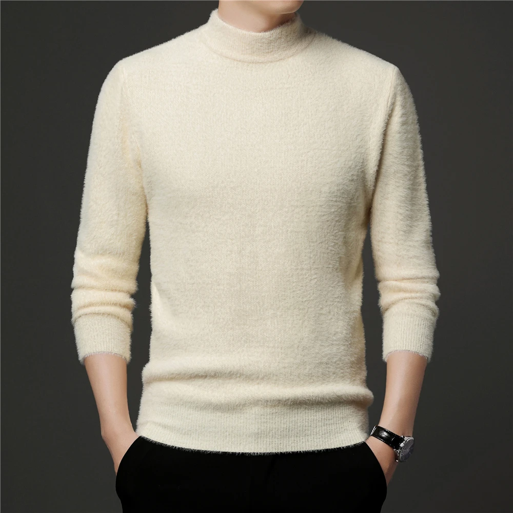 COODRONY Brand Winter Turtleneck Sweater Men Clothing Pure Color Thick Warm Fleece Mink Velvet Pullover Men Knitted Jersey Z1135
COODRONY Brand Winter Turtleneck Sweater Men Clothing Pure Color Thick Warm Fleece Mink Velvet Pullover Men Knitted Jersey Z1135
