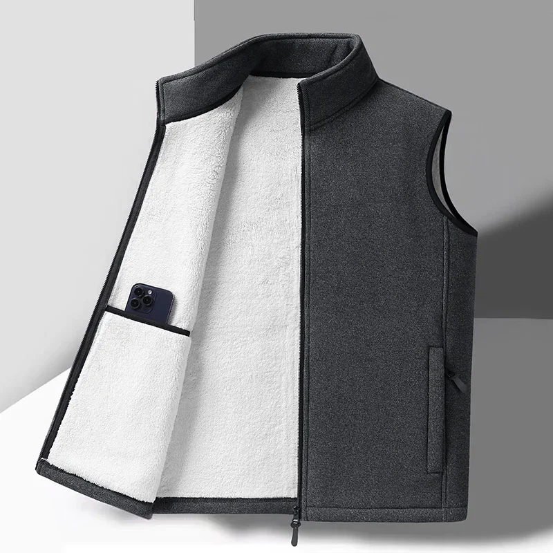 Solid Color Waistcoat Jacket Men Vest Men Zipper Mens Jacket Sleeveless Casual Winter Waistcoat Fashion Brand Men Winter Vests
Solid Color Waistcoat Jacket Men Vest Men Zipper Mens Jacket Sleeveless Casual Winter Waistcoat Fashion Brand Men Winter Vests