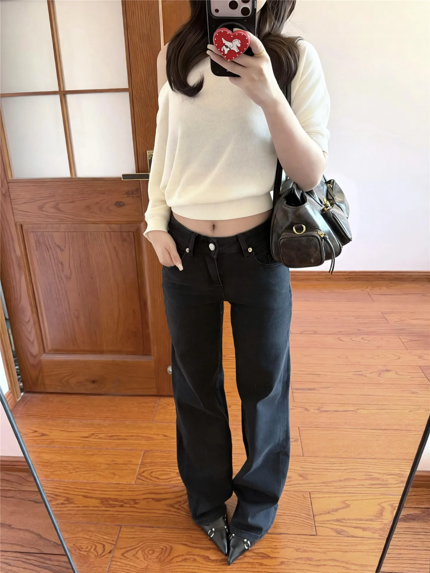 American Style Retro Low Waist Straight Leg Jeans Women Loose Slim Tall Extended Narrow Version Wide Leg Pants
American Style Retro Low Waist Straight Leg Jeans Women Loose Slim Tall Extended Narrow Version Wide Leg Pants