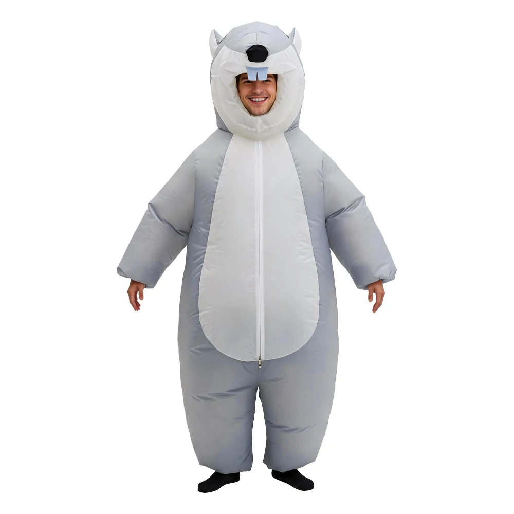 Grey Squirrel Inflatable Costume Mascot Parade Adult Character Cosplay Animal Birthday Halloween Party Event Set
Grey Squirrel Inflatable Costume Mascot Parade Adult Character Cosplay Animal Birthday Halloween Party Event Set