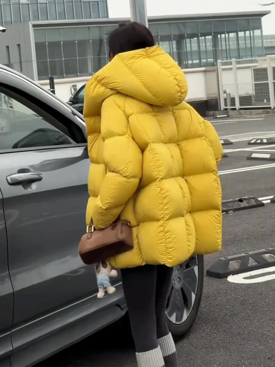 Желтый пуховик-пальто женский утепленный с капюшоном средней длины, повседневный, белый, на зиму
Желтый пуховик-пальто женский утепленный с капюшоном средней длины, повседневный, белый, на зиму