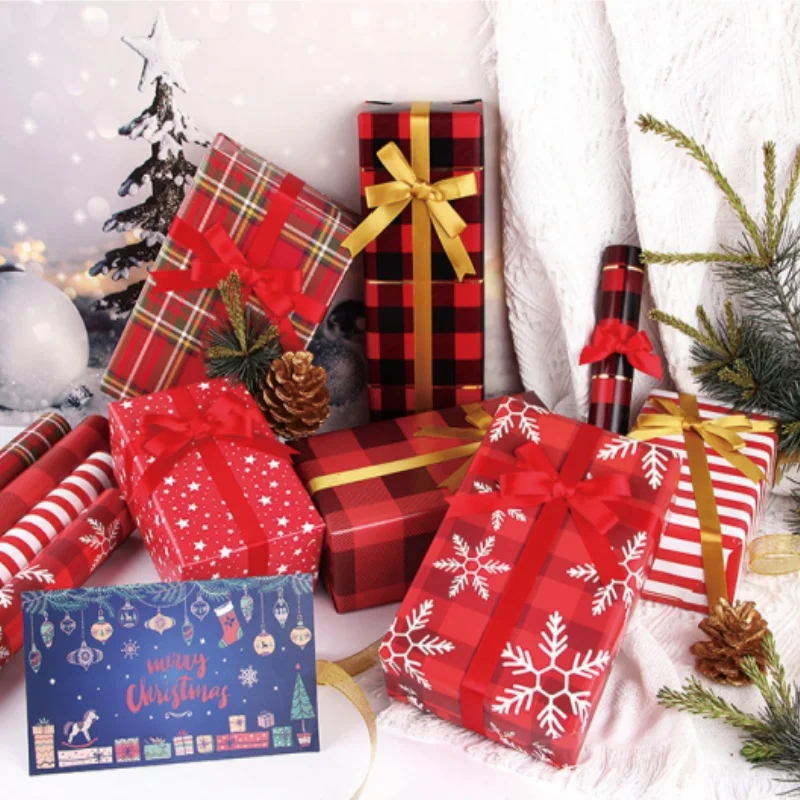 6pc Christmas Wrapping Paper Valentine'S Day Birthday Gift Wrapping Paper New Year Grid Gift Box Wrapping Paper DIY Paper
6pc Christmas Wrapping Paper Valentine'S Day Birthday Gift Wrapping Paper New Year Grid Gift Box Wrapping Paper DIY Paper