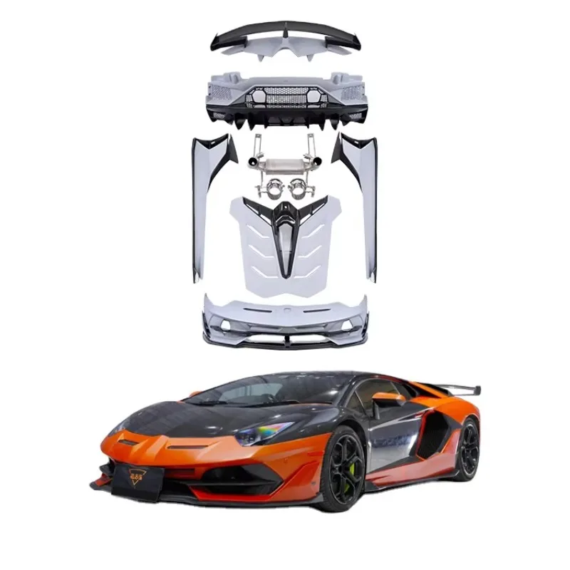 Super Car Body Kit For LP700 LP720 Modified to SVJ Style Front Bumper Rear Bumper Rear Hood Spoiler Fender Body Kit
Super Car Body Kit For LP700 LP720 Modified to SVJ Style Front Bumper Rear Bumper Rear Hood Spoiler Fender Body Kit