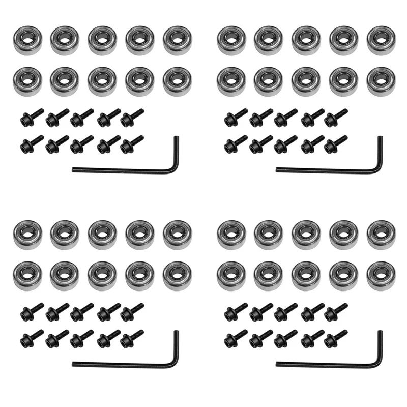 40Pcs Router Bits Top Mounted Ball Bearings Guide For Router Bit Bearing Repairing Replacement Accessory Kit
40Pcs Router Bits Top Mounted Ball Bearings Guide For Router Bit Bearing Repairing Replacement Accessory Kit