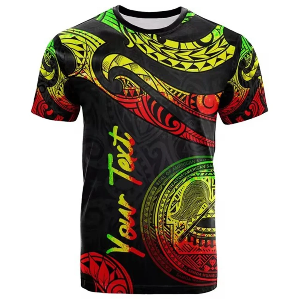 Personalized 3D Print American Samoa Retro T-Shirt Colorful Summer Casual Cool Short Sleeve Men Women Kid Harajuku Tops
Personalized 3D Print American Samoa Retro T-Shirt Colorful Summer Casual Cool Short Sleeve Men Women Kid Harajuku Tops