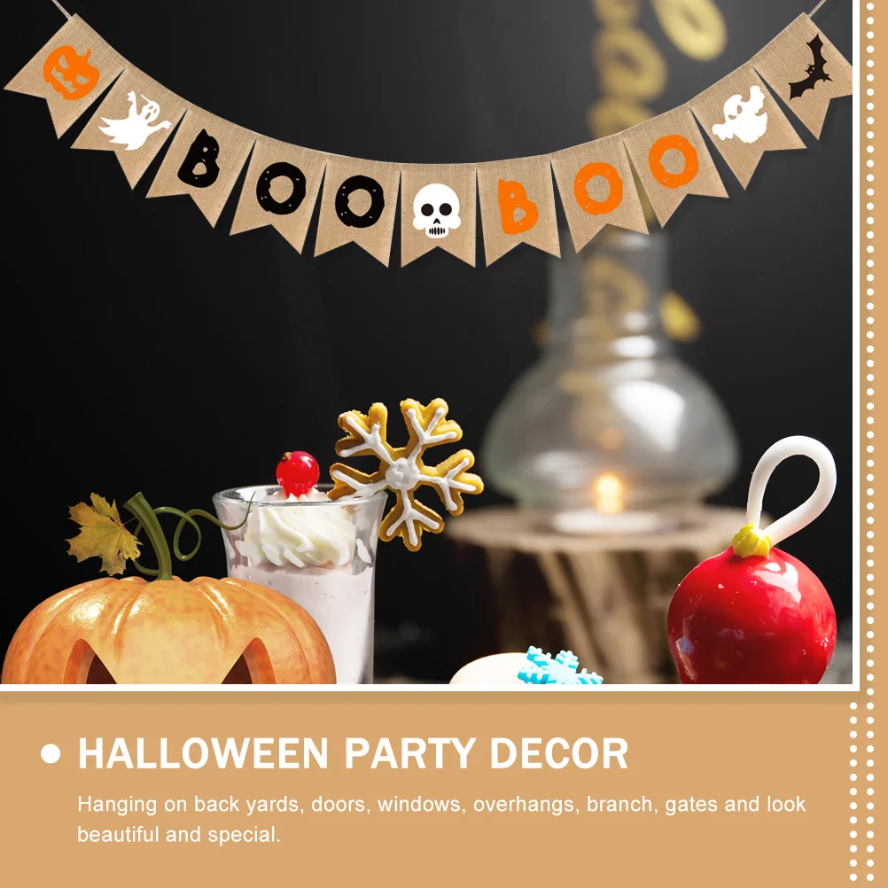 3pcs Halloween Banner Burlap Party Decoration Boo Hanging Banner Festive Ornament Fence Decor Backyard Decoration Door Sign
3pcs Halloween Banner Burlap Party Decoration Boo Hanging Banner Festive Ornament Fence Decor Backyard Decoration Door Sign
