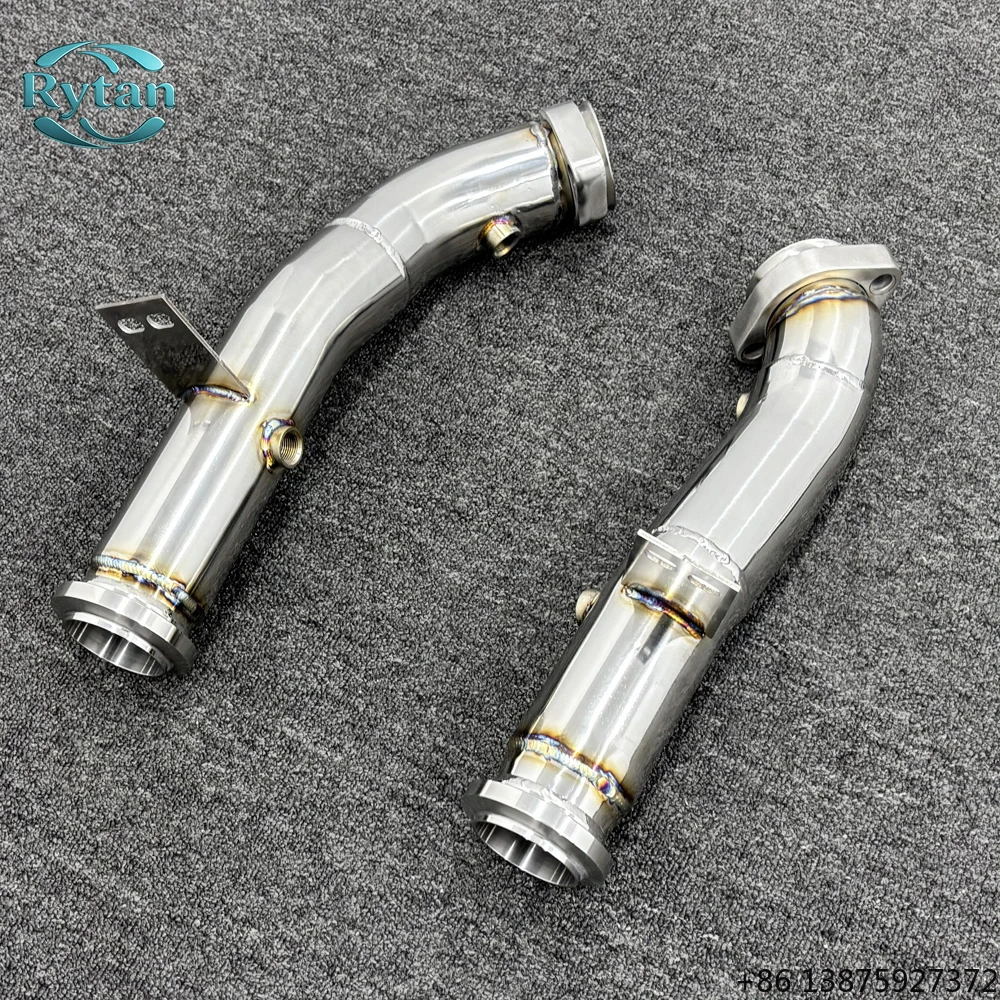 Rytan 304 Stainless Steel Valvetronic Flow Straight Pipes Downpipe Exhaust System for C43 Polish
Rytan 304 Stainless Steel Valvetronic Flow Straight Pipes Downpipe Exhaust System for C43 Polish