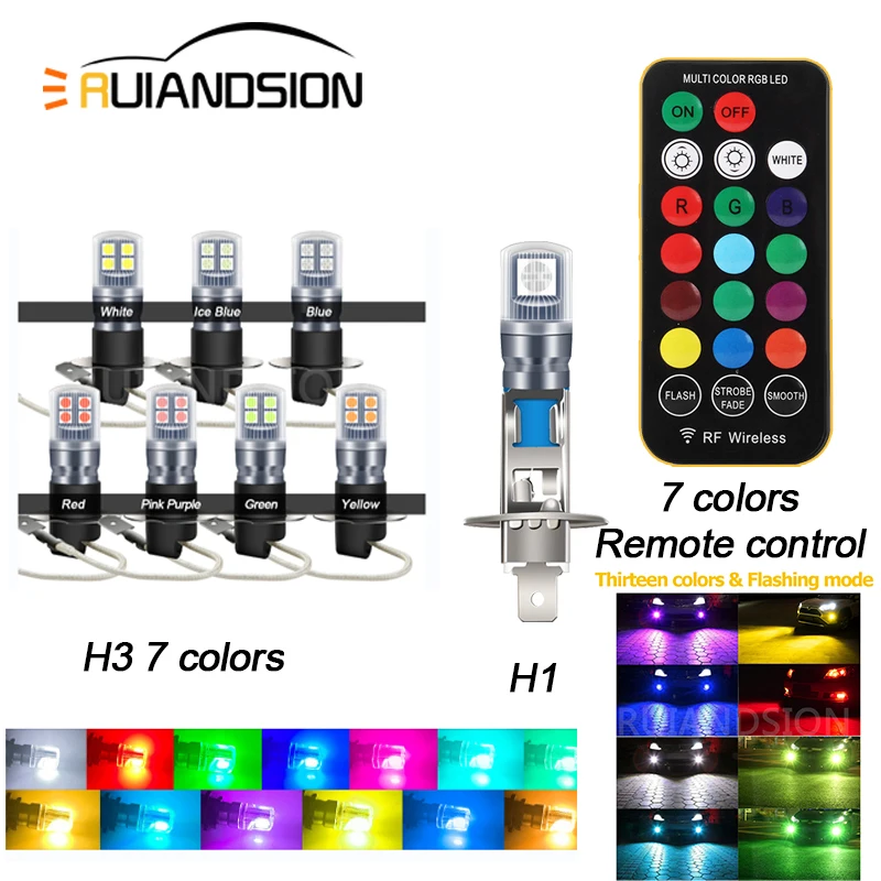 Decoding H1 H3 Car LED high brightness fog light 3030 8SMD high-power front fog light driving light 12V/24V Remote control box 7
Decoding H1 H3 Car LED high brightness fog light 3030 8SMD high-power front fog light driving light 12V/24V Remote control box 7