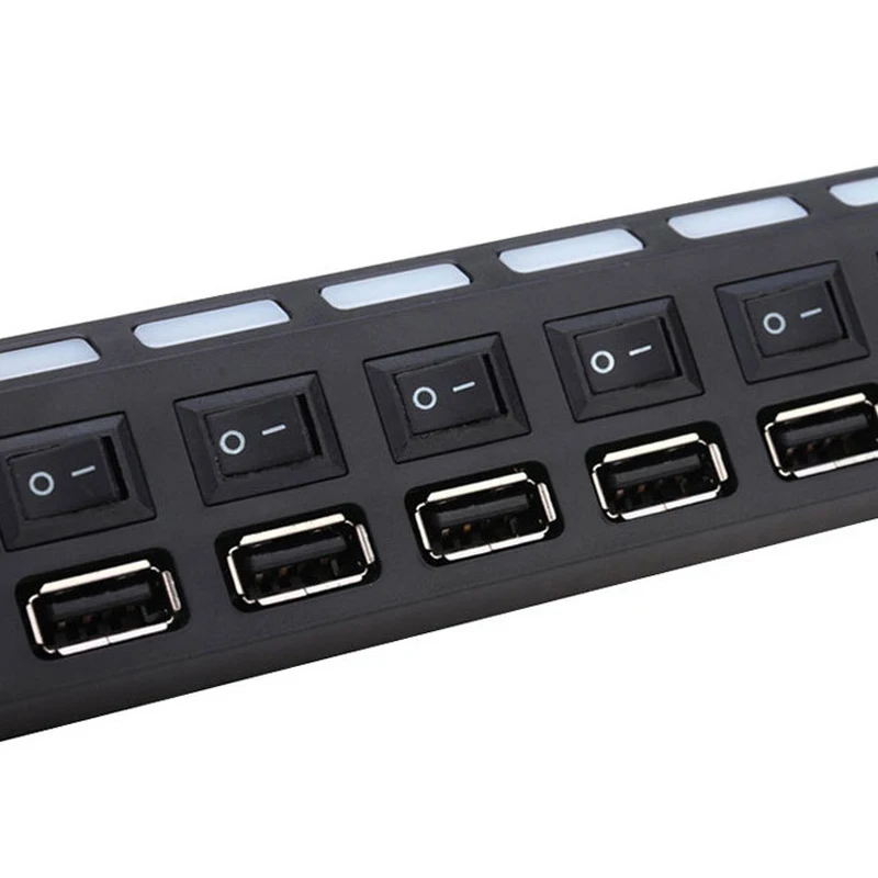 7 Port Hub High Speed USB 2 0 High Usb Hub Desktop Computer Multi Data Transfer Laptop Accessories Charging
7 Port Hub High Speed USB 2 0 High Usb Hub Desktop Computer Multi Data Transfer Laptop Accessories Charging