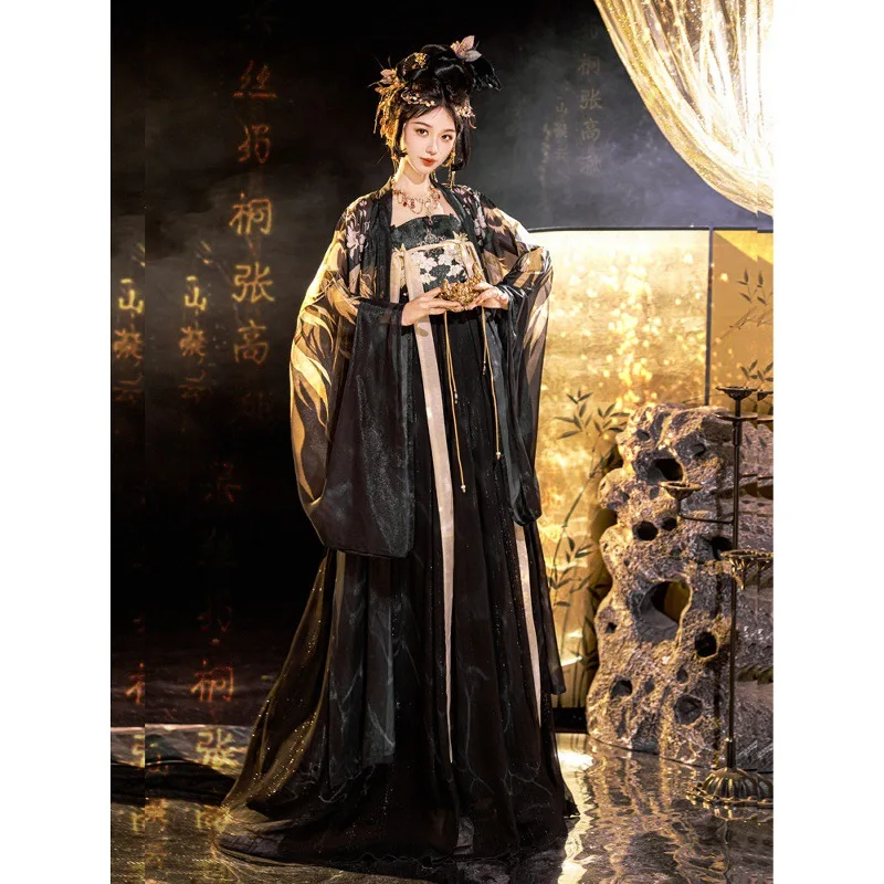 Tang Dynasty Hanfu Shaoxi Skirt Stage Show Men's and Women's Large Sleeve Shirt High-end Printed Chinese Style
Tang Dynasty Hanfu Shaoxi Skirt Stage Show Men's and Women's Large Sleeve Shirt High-end Printed Chinese Style