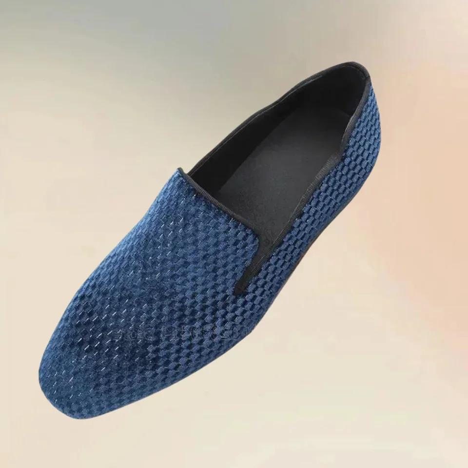 Black Blue Red Knitted Design Square Toe Loafers Fashion Slip On Men Shoes Luxury Handmade Party Banquet Office Men Casual Shoes
Black Blue Red Knitted Design Square Toe Loafers Fashion Slip On Men Shoes Luxury Handmade Party Banquet Office Men Casual Shoes