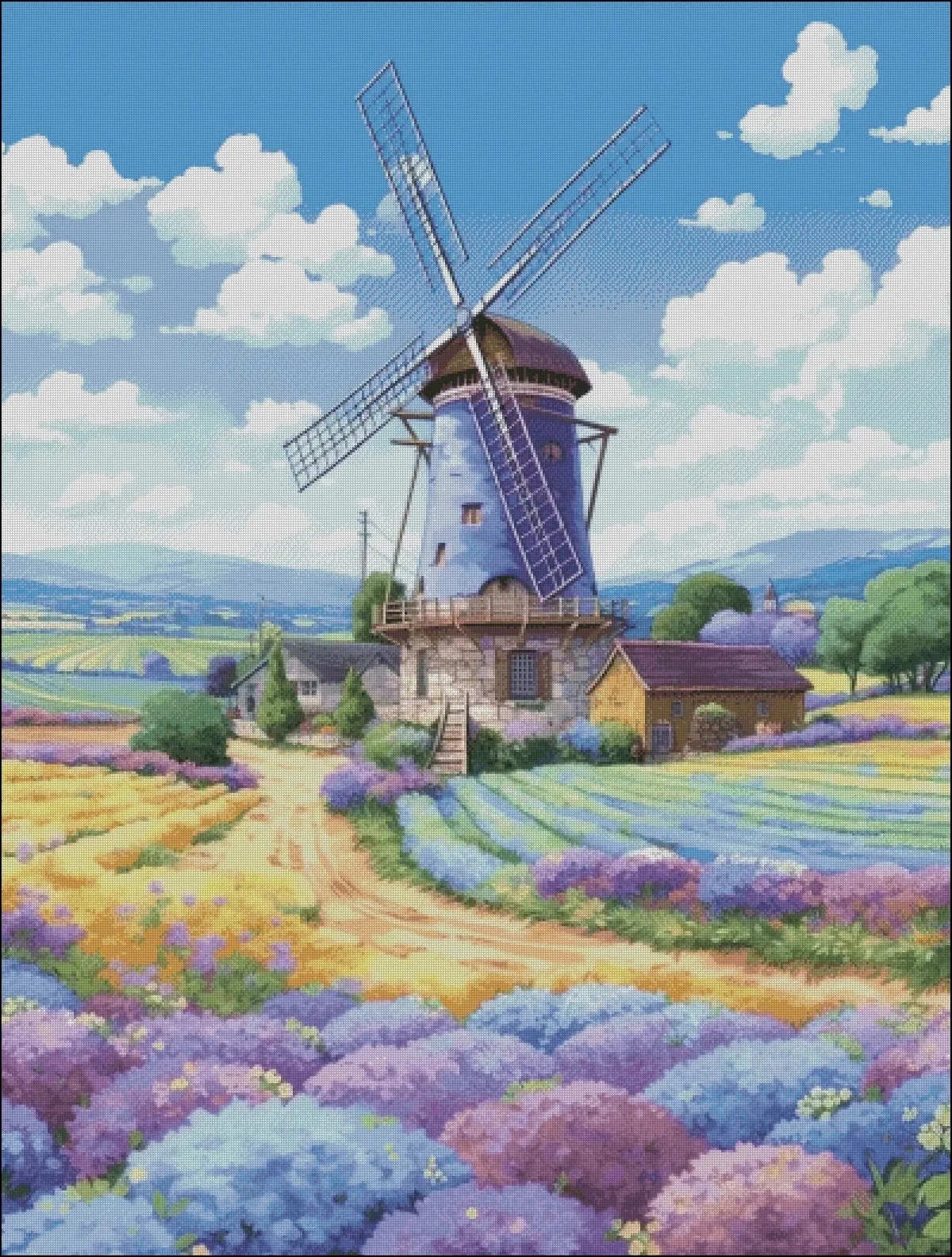 Windmill 14CT 16CT Printed On Canvas Cross Stitch DIY Set Chinese Pattern Kit Home Needlework Embroidery 144 Colors
Windmill 14CT 16CT Printed On Canvas Cross Stitch DIY Set Chinese Pattern Kit Home Needlework Embroidery 144 Colors