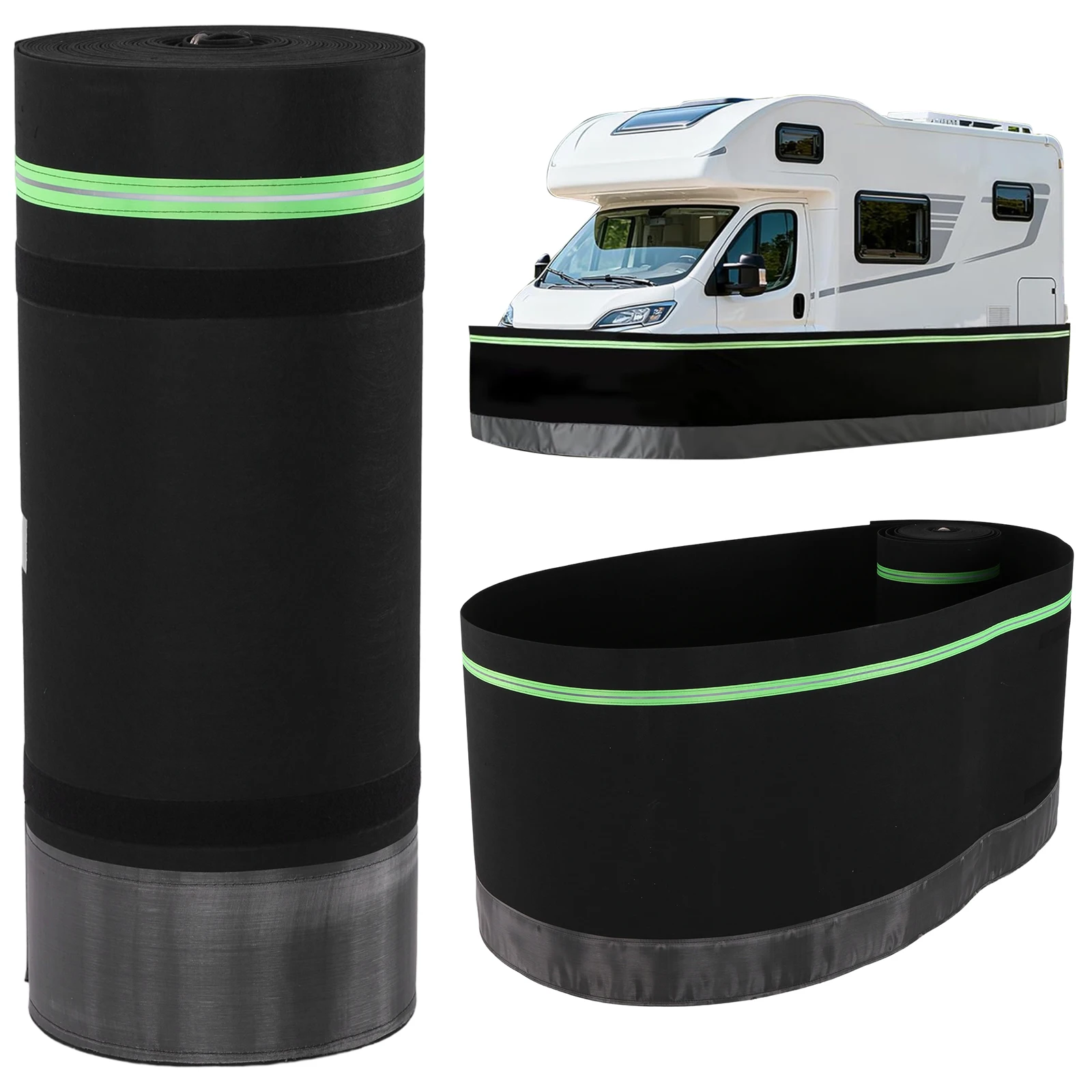 RV Skirting Easy Installation Travel Trailer Skirt Panel Waterproof 39.37ft Heightx85.3ft Length for Gardens Outdoor Use
RV Skirting Easy Installation Travel Trailer Skirt Panel Waterproof 39.37ft Heightx85.3ft Length for Gardens Outdoor Use