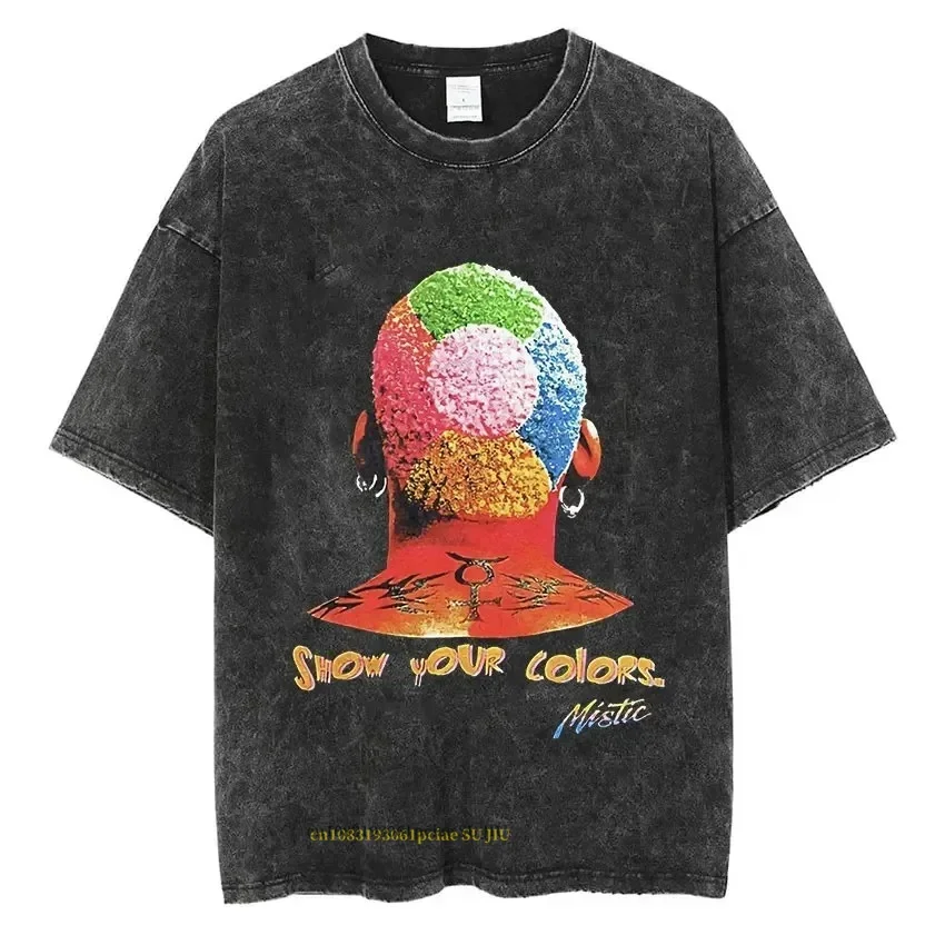 Denniiss Rodmaann Basketball Graphic T Shirt Men's Vintage Washed Short Sleeve T-shirts Men Men Hip Hop Oversized T-Shirt
Denniiss Rodmaann Basketball Graphic T Shirt Men's Vintage Washed Short Sleeve T-shirts Men Men Hip Hop Oversized T-Shirt