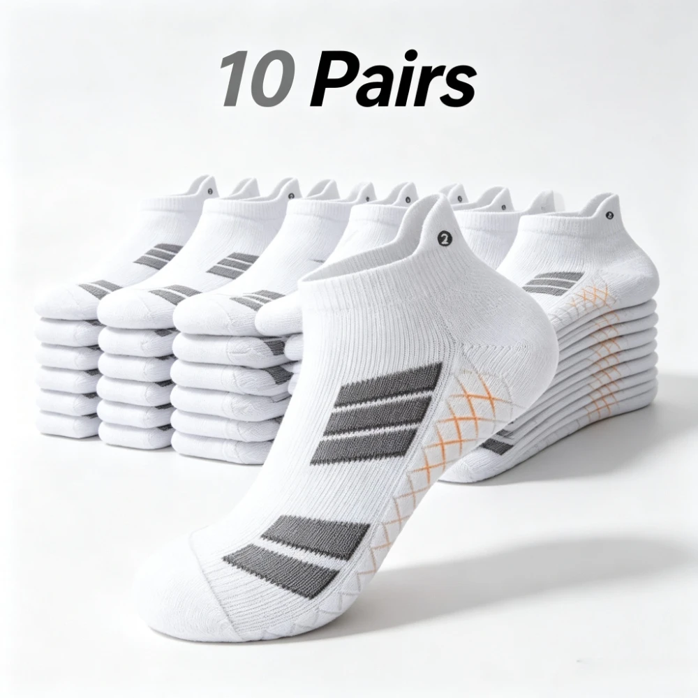 10 Pairs Men Striped Ankle Athletic Socks Breathable Cushioned Sole Low Cut Sport Socks Sweat Wicking Running Gym Daily Wear Black White Mixed Color
10 Pairs Men Striped Ankle Athletic Socks Breathable Cushioned Sole Low Cut Sport Socks Sweat Wicking Running Gym Daily Wear Black White Mixed Color