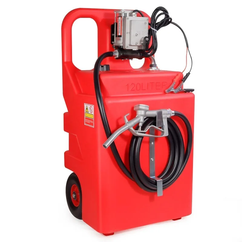 32 Gallon Fuel Caddy Tank With Pump Portable Fuel Tank with 12V Electric Fuel Transfer Pump for Diesel Oil
32 Gallon Fuel Caddy Tank With Pump Portable Fuel Tank with 12V Electric Fuel Transfer Pump for Diesel Oil