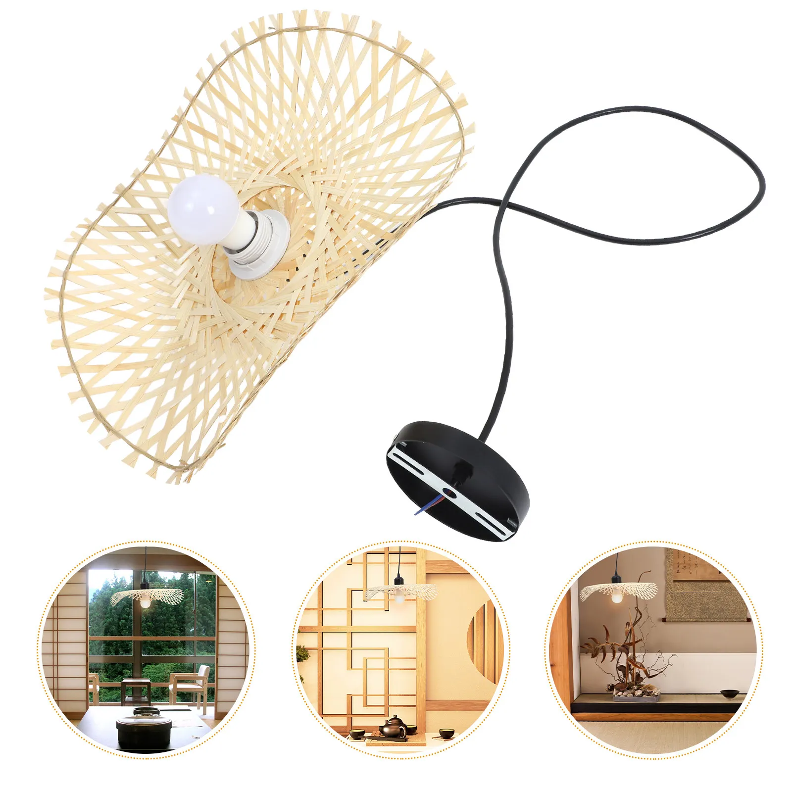 1Pcs Rattan Weaving Craft Hanging Lamp Simple Installation Romantic Atmosphere Warm Home Decor Creative Indoor Ceiling Light Zen
1Pcs Rattan Weaving Craft Hanging Lamp Simple Installation Romantic Atmosphere Warm Home Decor Creative Indoor Ceiling Light Zen