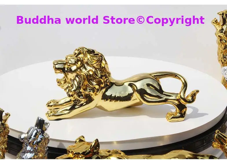 HOME OFFICE company SHOP CAR TOP COOL Good Efficacious Talisman Money Drawing good luck Golden lion FENG SHUI brass statue
HOME OFFICE company SHOP CAR TOP COOL Good Efficacious Talisman Money Drawing good luck Golden lion FENG SHUI brass statue
