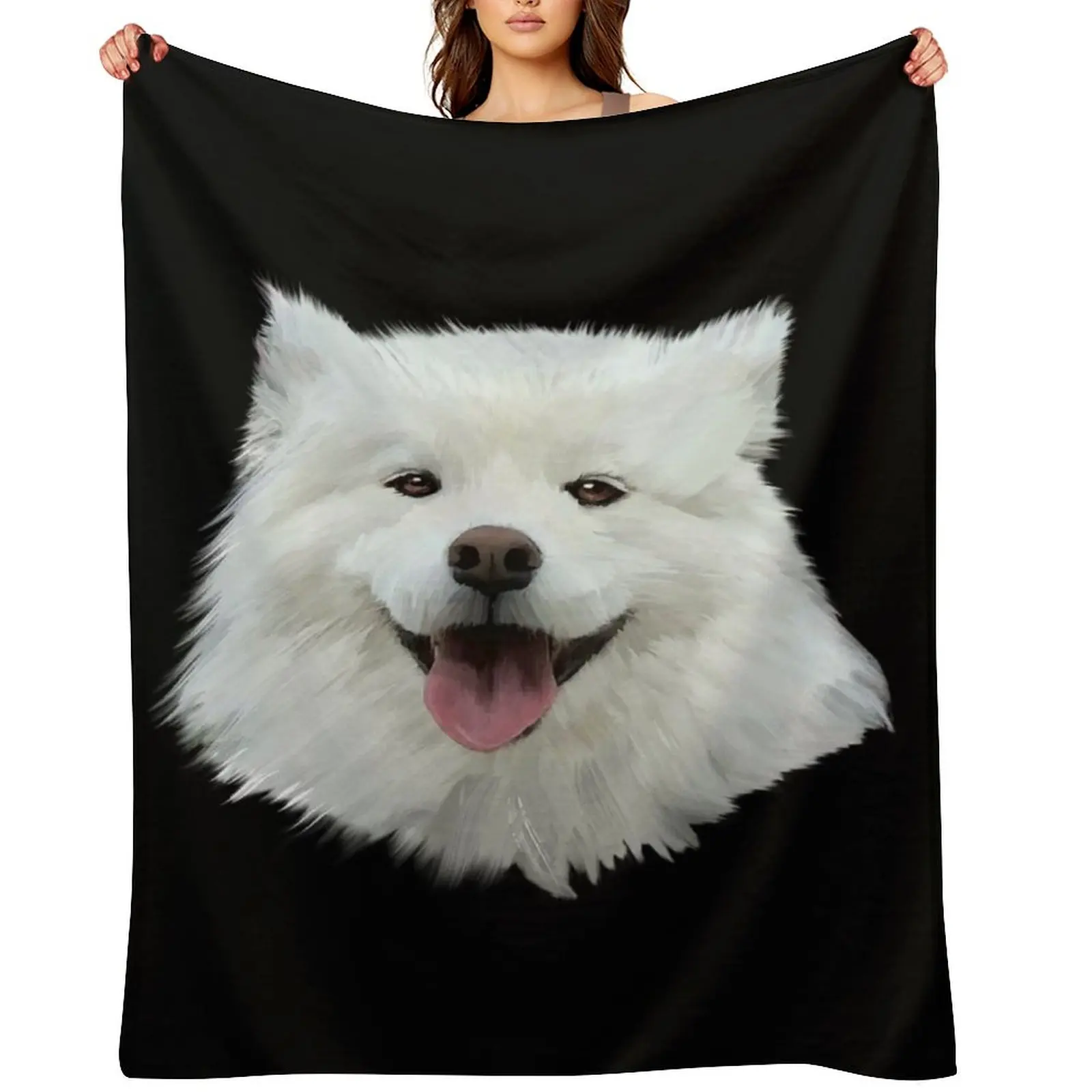 Cute Happy Samoyed Watercolor, Best Gift Idea For Samoyed Mom Samoyed Dad Owner And Lover Throw Blanket Large Blankets
Cute Happy Samoyed Watercolor, Best Gift Idea For Samoyed Mom Samoyed Dad Owner And Lover Throw Blanket Large Blankets