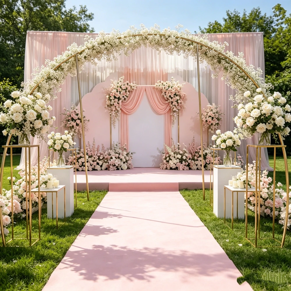 1pcs Semicircle Crystal Arch Backdrop Stand Bead Curtain Decorative Stage Party Props Arch Birthday Background Flower Frame
1pcs Semicircle Crystal Arch Backdrop Stand Bead Curtain Decorative Stage Party Props Arch Birthday Background Flower Frame