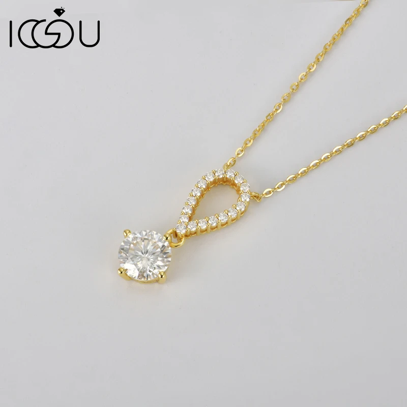 Колье IOGOU Full Moissanite 2.28CTW. Женское ожерелье с лабораторным бриллиантом, настоящее серебро 925, подвеска в форме капли, ожерелья
Колье IOGOU Full Moissanite 2.28CTW. Женское ожерелье с лабораторным бриллиантом, настоящее серебро 925, подвеска в форме капли, ожерелья