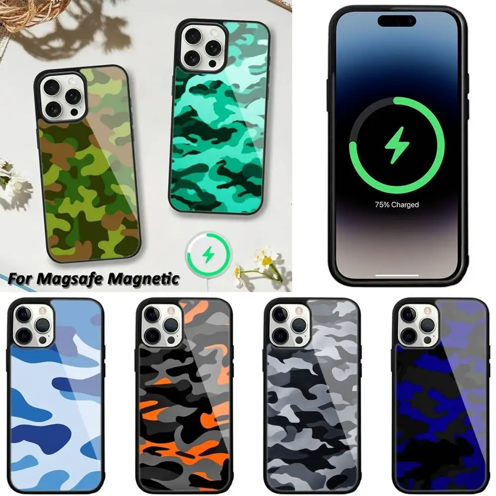 Fashion Camouflage Phone Case For iPhone 16,15,14,13,12,11,Plus,Pro,Max,Mini Magsafe Magnetic Wireless Charging
Fashion Camouflage Phone Case For iPhone 16,15,14,13,12,11,Plus,Pro,Max,Mini Magsafe Magnetic Wireless Charging