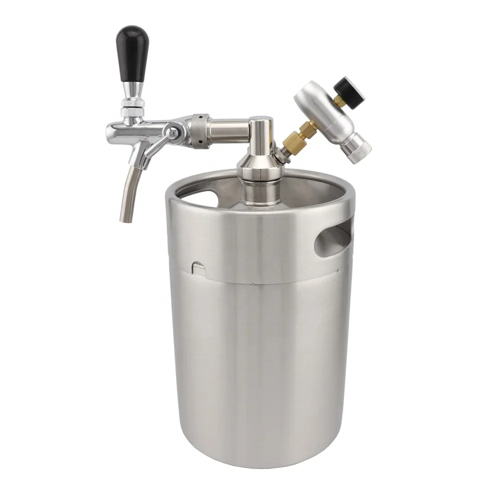 2/3.6/4/5L Stainless Steel Mini Keg Tap Dispenser for Craft Beer Dispenser System Home Brew Beer Growler Spear
2/3.6/4/5L Stainless Steel Mini Keg Tap Dispenser for Craft Beer Dispenser System Home Brew Beer Growler Spear