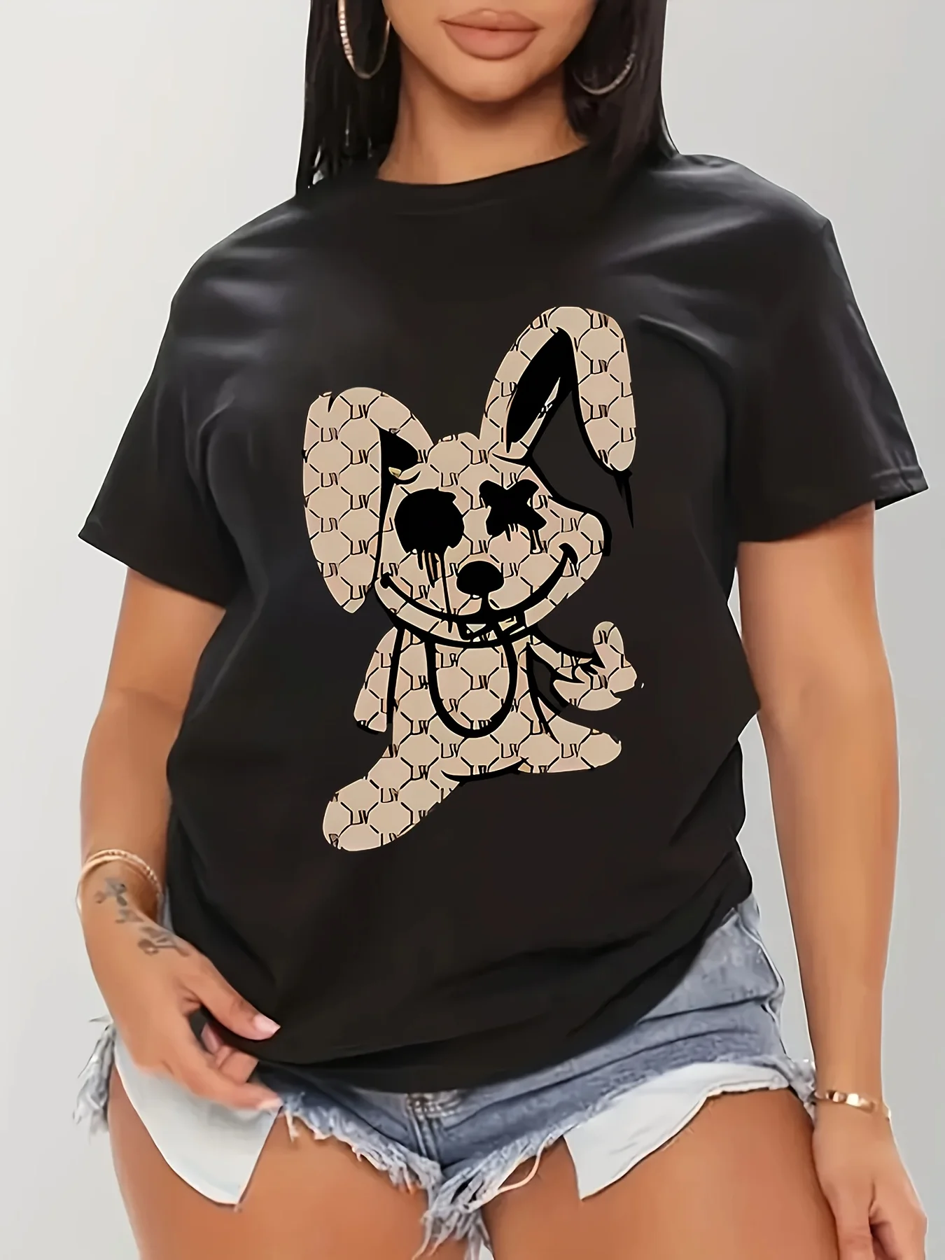 Ретро мультфильм Y2k графический принт лето осень зима хлопковая мужская и женская футболка с коротким рукавом роскошный бренд для занятий спортом на открытом воздухе
Ретро мультфильм Y2k графический принт лето осень зима хлопковая мужская и женская футболка с коротким рукавом роскошный бренд для занятий спортом на открытом воздухе