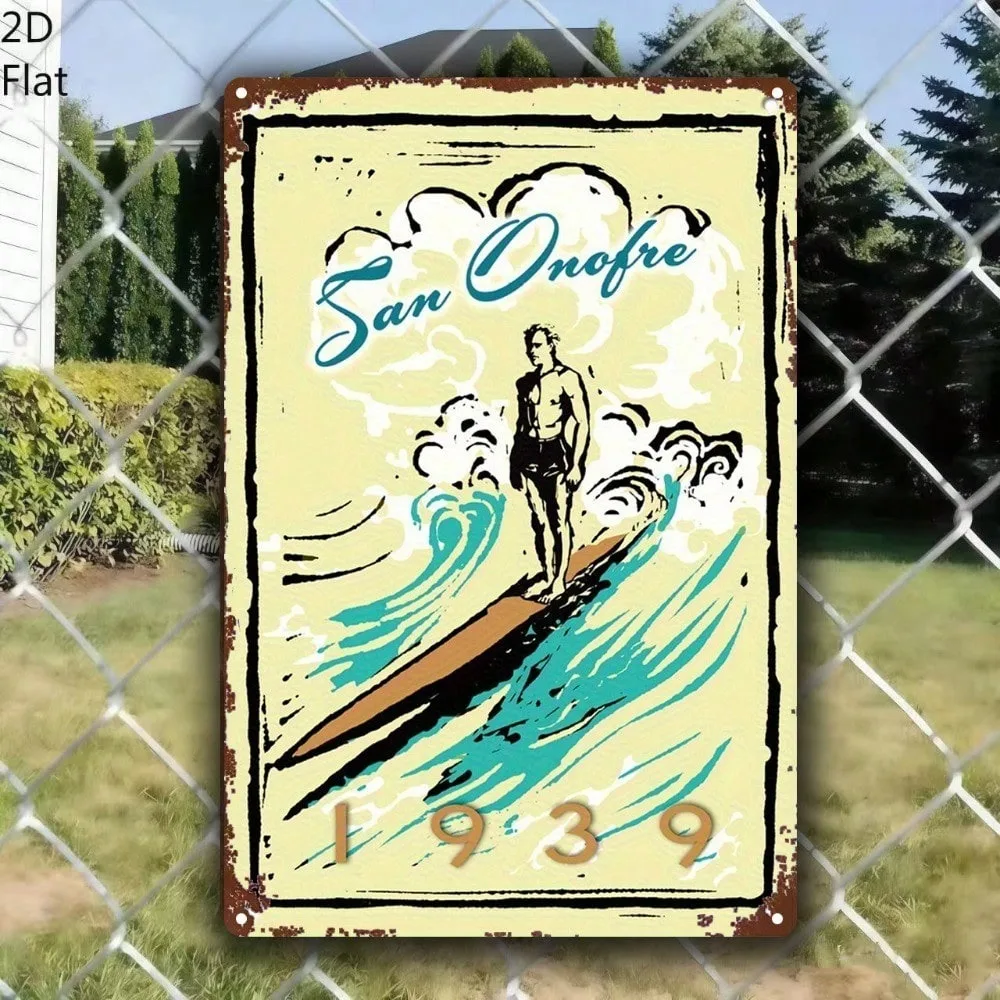 Metal Surf Wall Art Sign Vintage San Onofre Surfing Decor 8x12 Inch Heavy Duty Iron Surfer Ocean Waves Wall Decor
Metal Surf Wall Art Sign Vintage San Onofre Surfing Decor 8x12 Inch Heavy Duty Iron Surfer Ocean Waves Wall Decor