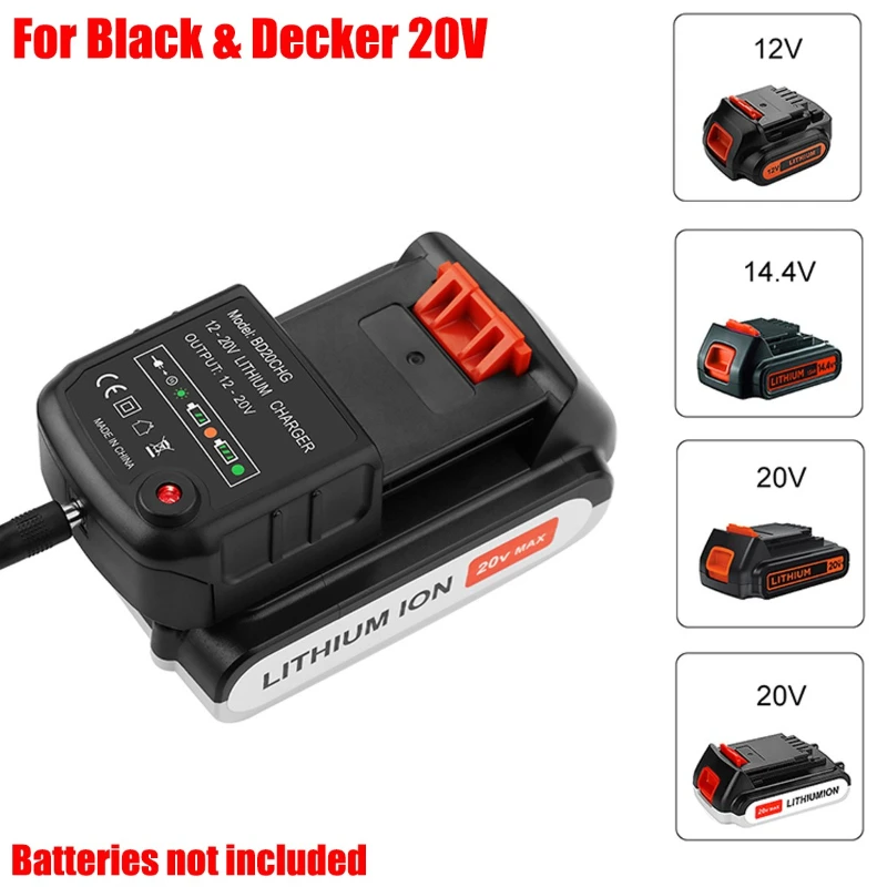 Portable Fast Charger 20V Lithium Battery Charger Replacement Charger Compatible with For Black & Decker 20V Lithium Batteries
Portable Fast Charger 20V Lithium Battery Charger Replacement Charger Compatible with For Black & Decker 20V Lithium Batteries