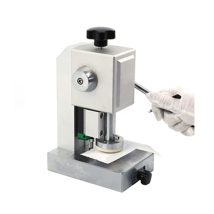 Battery Coin Cell Disc Cutter Cutting Punching Machine for Electrode and Separator Cutting
Battery Coin Cell Disc Cutter Cutting Punching Machine for Electrode and Separator Cutting