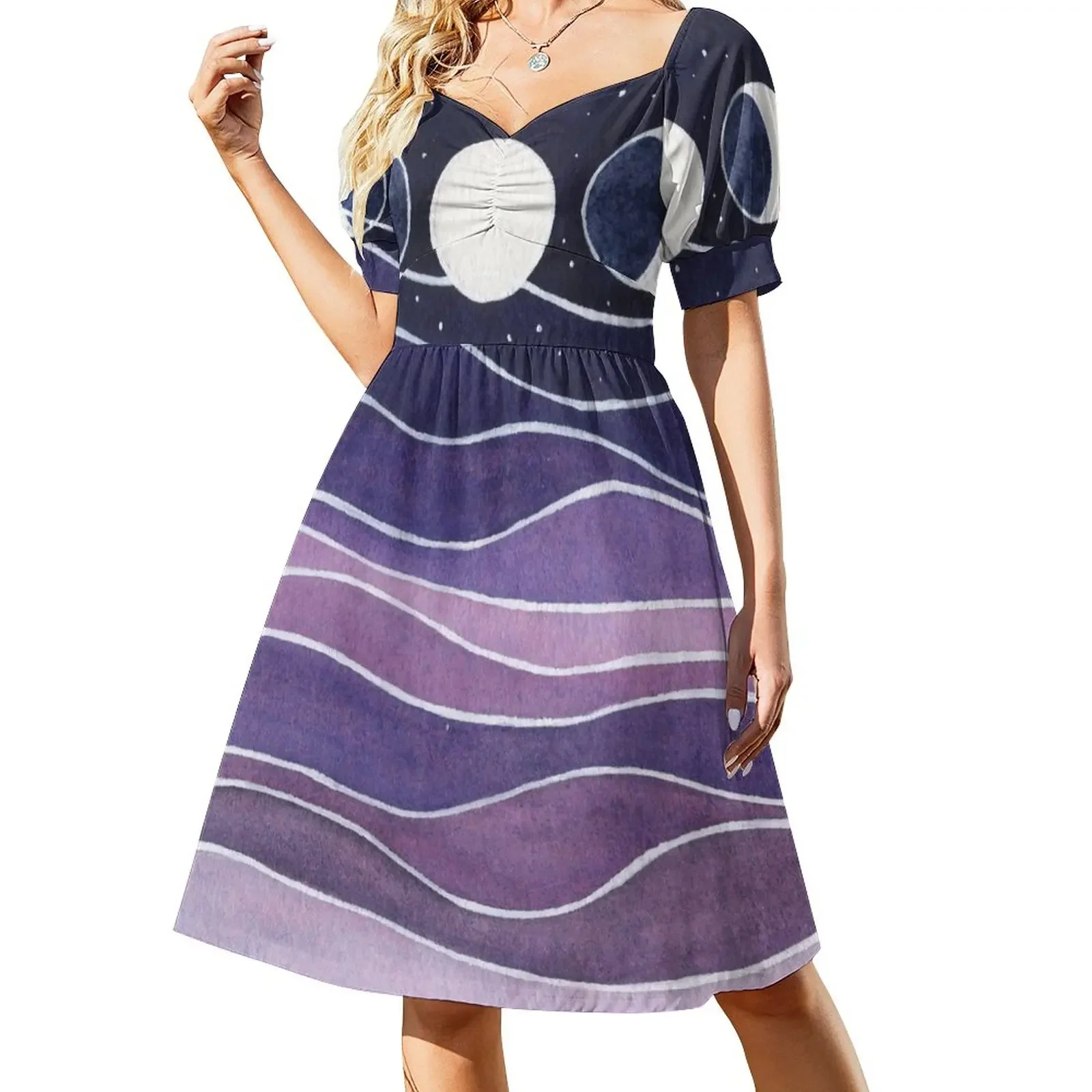 Purple Mountains and Moon Short-Sleeved Dress dress summer 2025 women cocktail dresses evening dress party night
Purple Mountains and Moon Short-Sleeved Dress dress summer 2025 women cocktail dresses evening dress party night