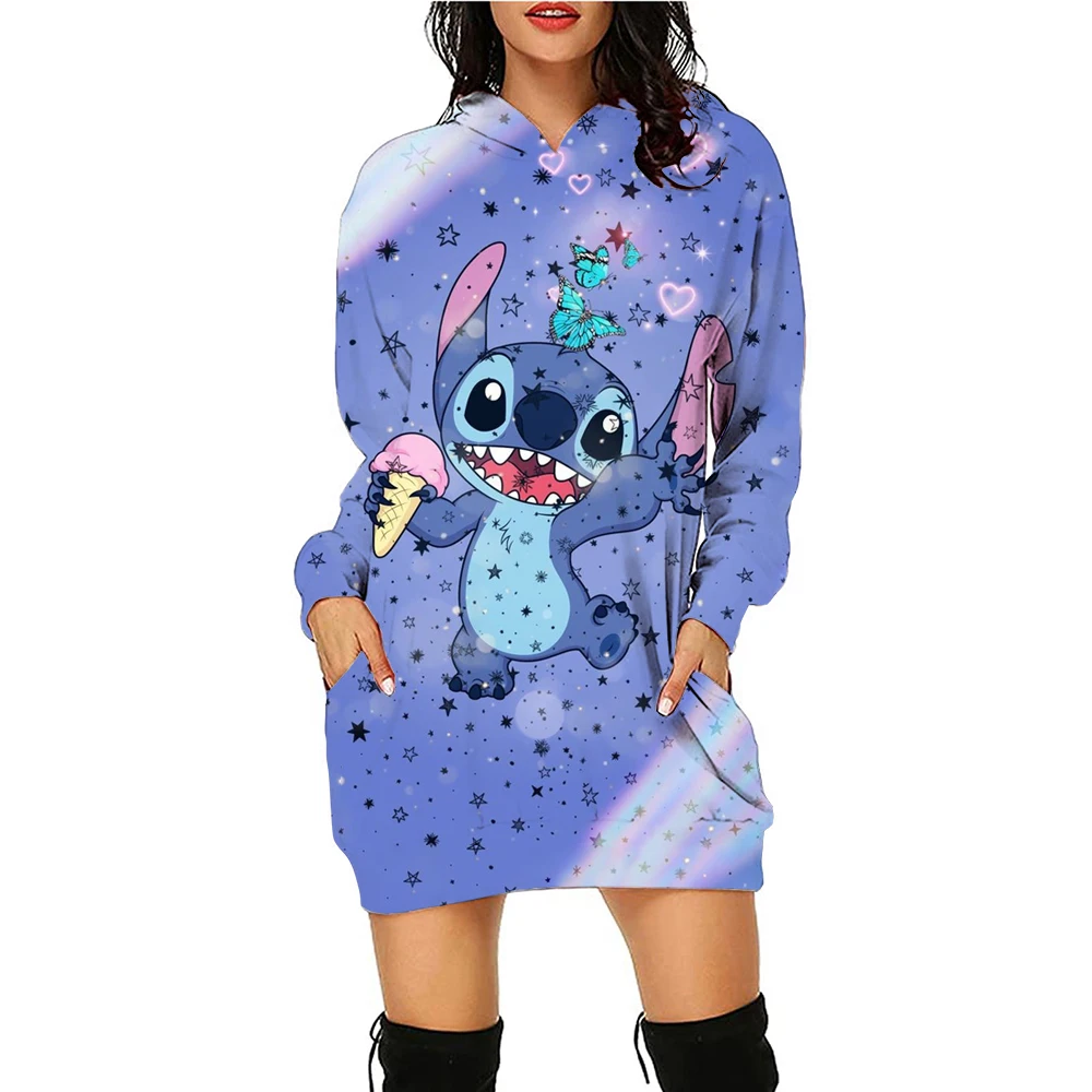 Y2k Stitch платья для женщин 2024, женская одежда Диснея, мини-платье с капюшоном, толстовка Kawaii, модное роскошное вечернее платье-свитер 5XL
Y2k Stitch платья для женщин 2024, женская одежда Диснея, мини-платье с капюшоном, толстовка Kawaii, модное роскошное вечернее платье-свитер 5XL