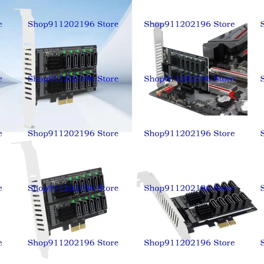 P82A M.2 в PCIe Card Card 10 Port Adapter 6 Гбит / с быстро скорость передачи данных
P82A M.2 в PCIe Card Card 10 Port Adapter 6 Гбит / с быстро скорость передачи данных