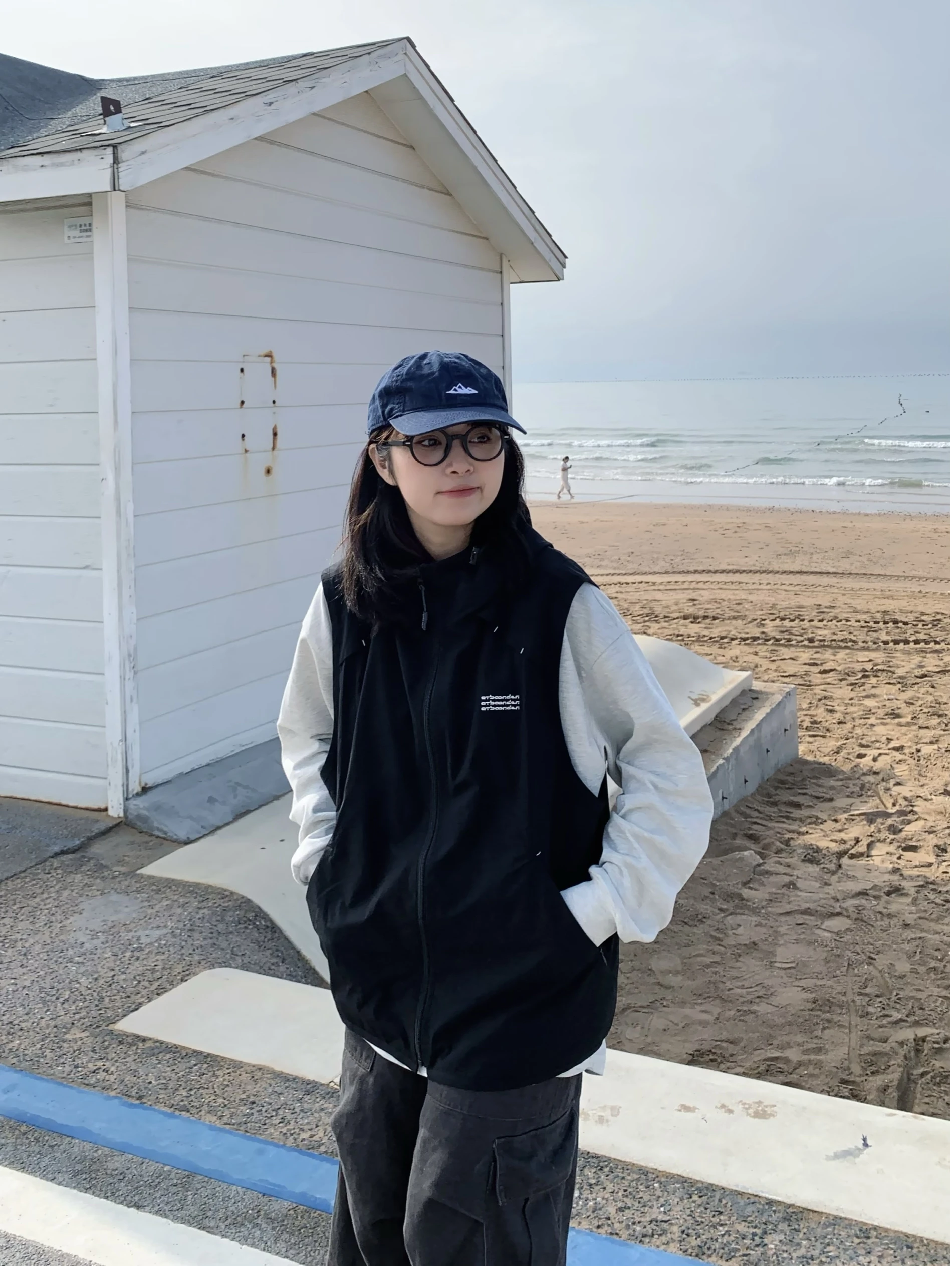 Loose ex Hooded Vest Tank Top Outdoor Workwear Casual Svel oulder Pad Jaet Sle Versatile Material Other 00%
Loose ex Hooded Vest Tank Top Outdoor Workwear Casual Svel oulder Pad Jaet Sle Versatile Material Other 00%