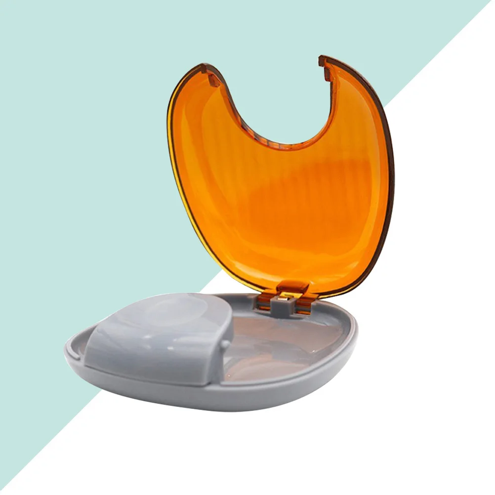 Dental Braces Storage Box Orange Transparent Case for False Teeth Retainer Denture Care Portable Compact Design for Travel
Dental Braces Storage Box Orange Transparent Case for False Teeth Retainer Denture Care Portable Compact Design for Travel