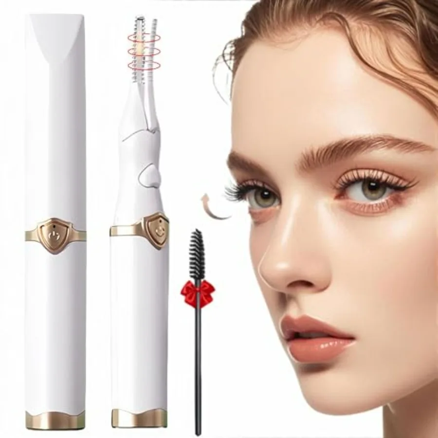 Heated Eyelash Curler - 2-in-1 Clip-Type Design, 3 Temperature Modes, USB Rechargeable Electric Eyelash Curler, Natural Curling
Heated Eyelash Curler - 2-in-1 Clip-Type Design, 3 Temperature Modes, USB Rechargeable Electric Eyelash Curler, Natural Curling