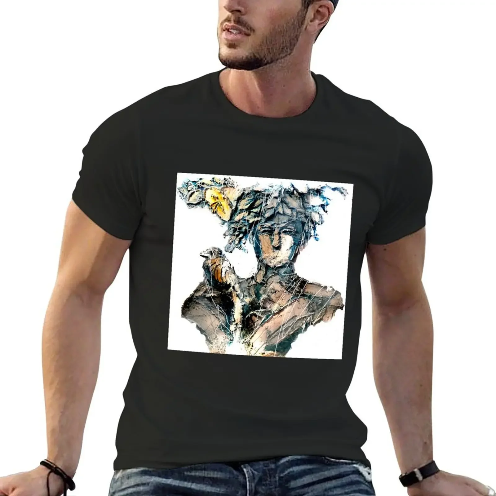 Bird on your shoulder T-Shirt anime plain sweat anime t shirts Men's cotton t-shirt
Bird on your shoulder T-Shirt anime plain sweat anime t shirts Men's cotton t-shirt