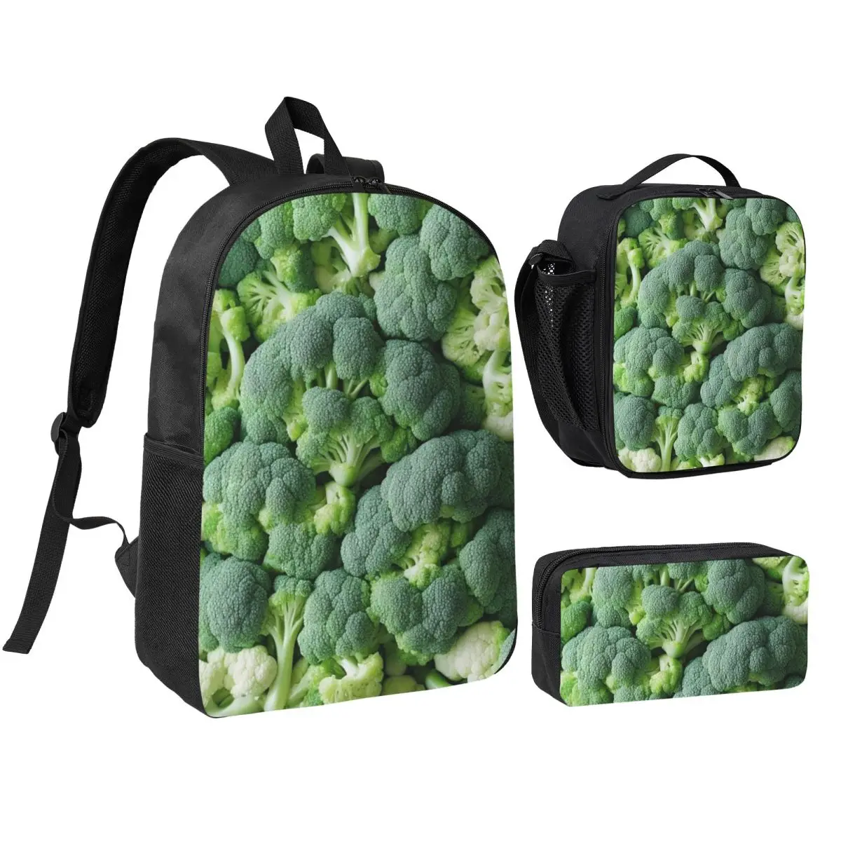 Broccoli And Cauliflower Backpack Student BookBag School Bag Shoulder Bags 3ps Insulated Lunch Bag Pencil Case
Broccoli And Cauliflower Backpack Student BookBag School Bag Shoulder Bags 3ps Insulated Lunch Bag Pencil Case