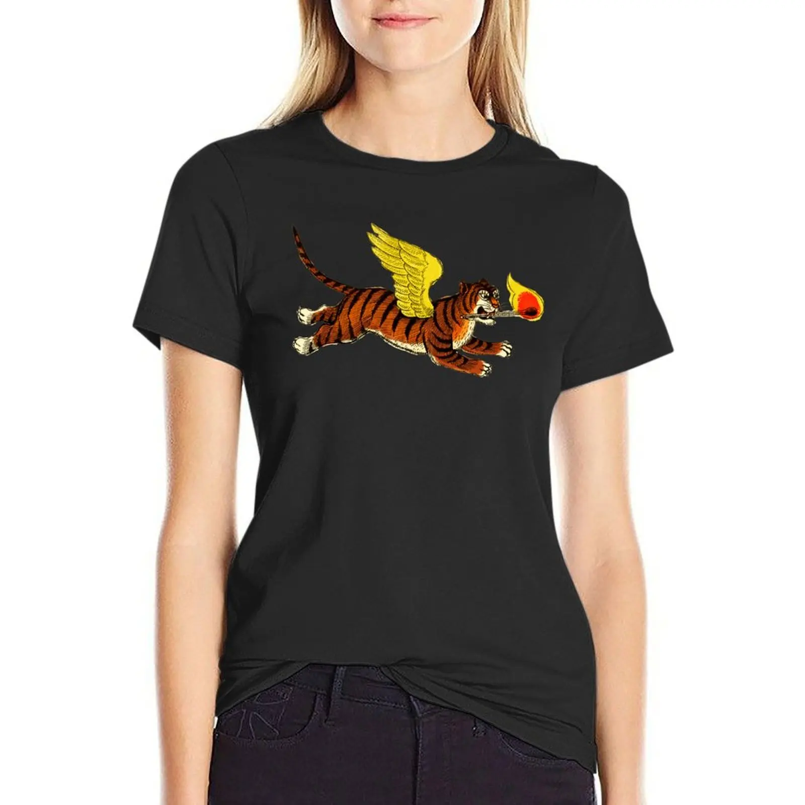 Tiger, Tiger - flying tiger T-Shirt lady clothes shirts graphic tees kawaii clothes cat shirts for Women
Tiger, Tiger - flying tiger T-Shirt lady clothes shirts graphic tees kawaii clothes cat shirts for Women