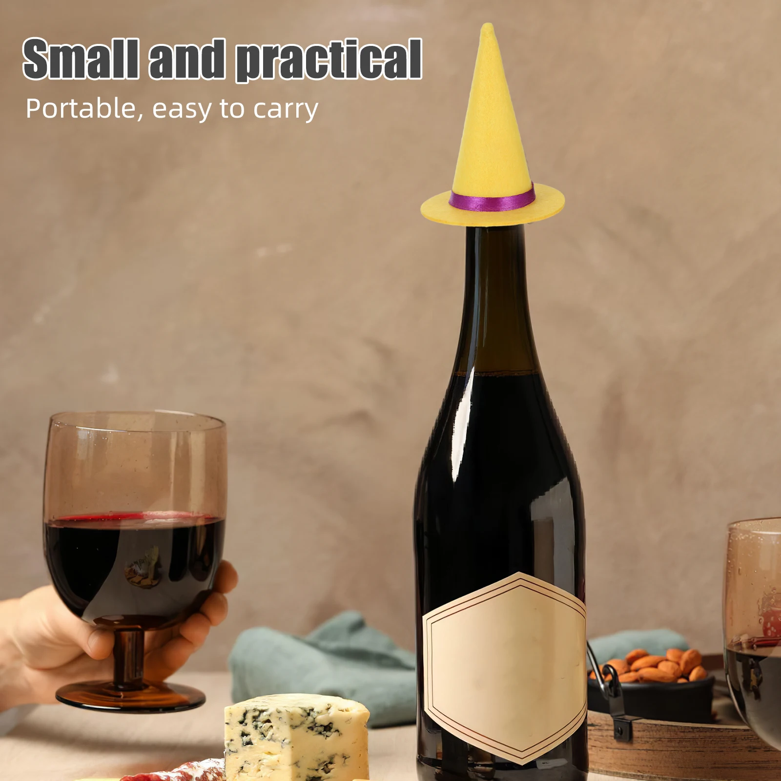 12Pcs Mini Felt Witch Hats Intricate Design Halloween Bottle Cupcake Topper Party Craft Decoration Felt Party Hat
12Pcs Mini Felt Witch Hats Intricate Design Halloween Bottle Cupcake Topper Party Craft Decoration Felt Party Hat