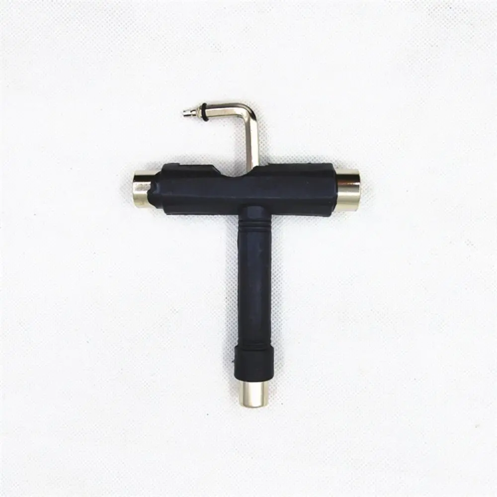 T Shape Skateboard Wrench MultiFunction All in One Roller Skate T Tool Black Lightweight Skateboard Repair Tool
T Shape Skateboard Wrench MultiFunction All in One Roller Skate T Tool Black Lightweight Skateboard Repair Tool