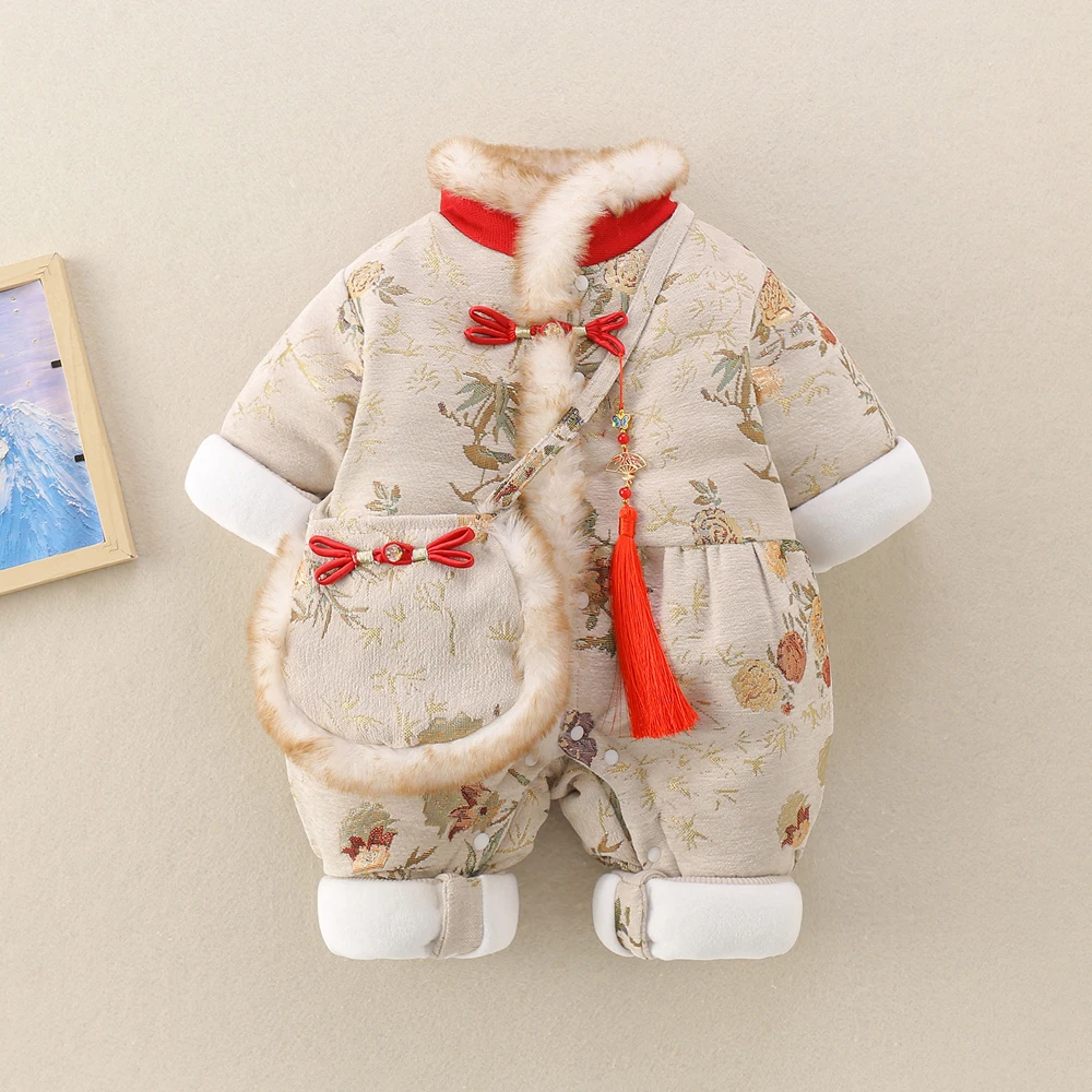 Детская зимняя одежда, комбинезон на подкладке для новорожденных девочек, длинные штаны с высокой талией, зимняя одежда из полиэфирного волокна 96% и выше
Детская зимняя одежда, комбинезон на подкладке для новорожденных девочек, длинные штаны с высокой талией, зимняя одежда из полиэфирного волокна 96% и выше