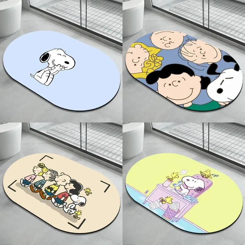 Коврик для пола из диатомовой грязи Snoopy, нескользящий домашний коврик для ванной комнаты, гостиной, спальни, кабинета, мягкий мини-ковер, оптовая продажа
Коврик для пола из диатомовой грязи Snoopy, нескользящий домашний коврик для ванной комнаты, гостиной, спальни, кабинета, мягкий мини-ковер, оптовая продажа