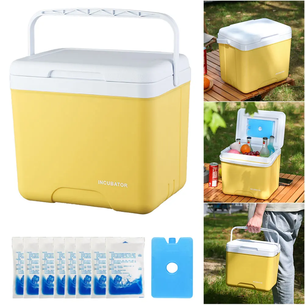 15L Camping Cooler Box Insulated Ice Chest Portable Ice Bucket Outdoor Hard Cooler for Camping Beach Picnic
15L Camping Cooler Box Insulated Ice Chest Portable Ice Bucket Outdoor Hard Cooler for Camping Beach Picnic