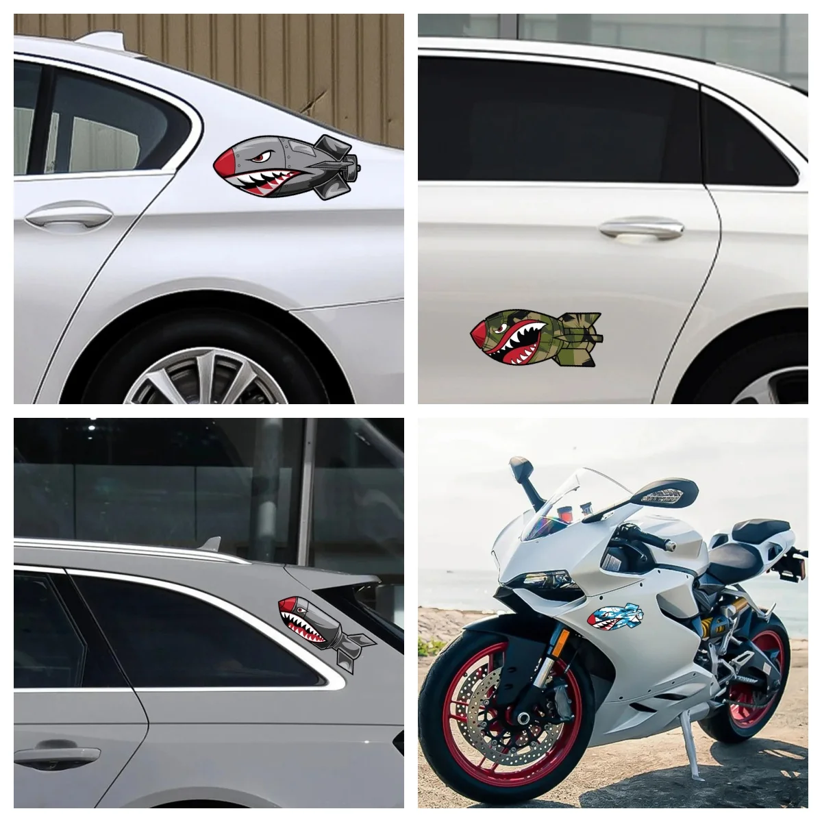 Bomb Flying Tiger Shark Mouth Car Stickers Durable Racing Car Stickers for Vehicles & Laptops Covering scratches
Bomb Flying Tiger Shark Mouth Car Stickers Durable Racing Car Stickers for Vehicles & Laptops Covering scratches