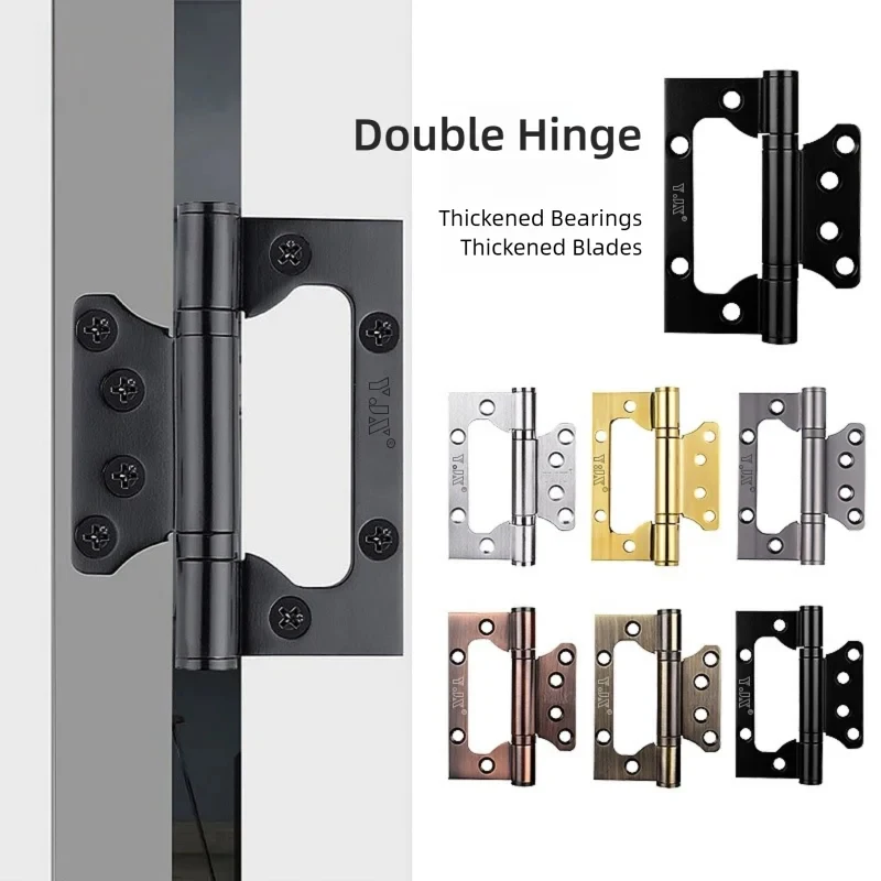 Non-Symmetric Mother-In-Child Embedded Door Window Hinges for Home Security - Left-Right Design No Slot Needed for Safety
Non-Symmetric Mother-In-Child Embedded Door Window Hinges for Home Security - Left-Right Design No Slot Needed for Safety