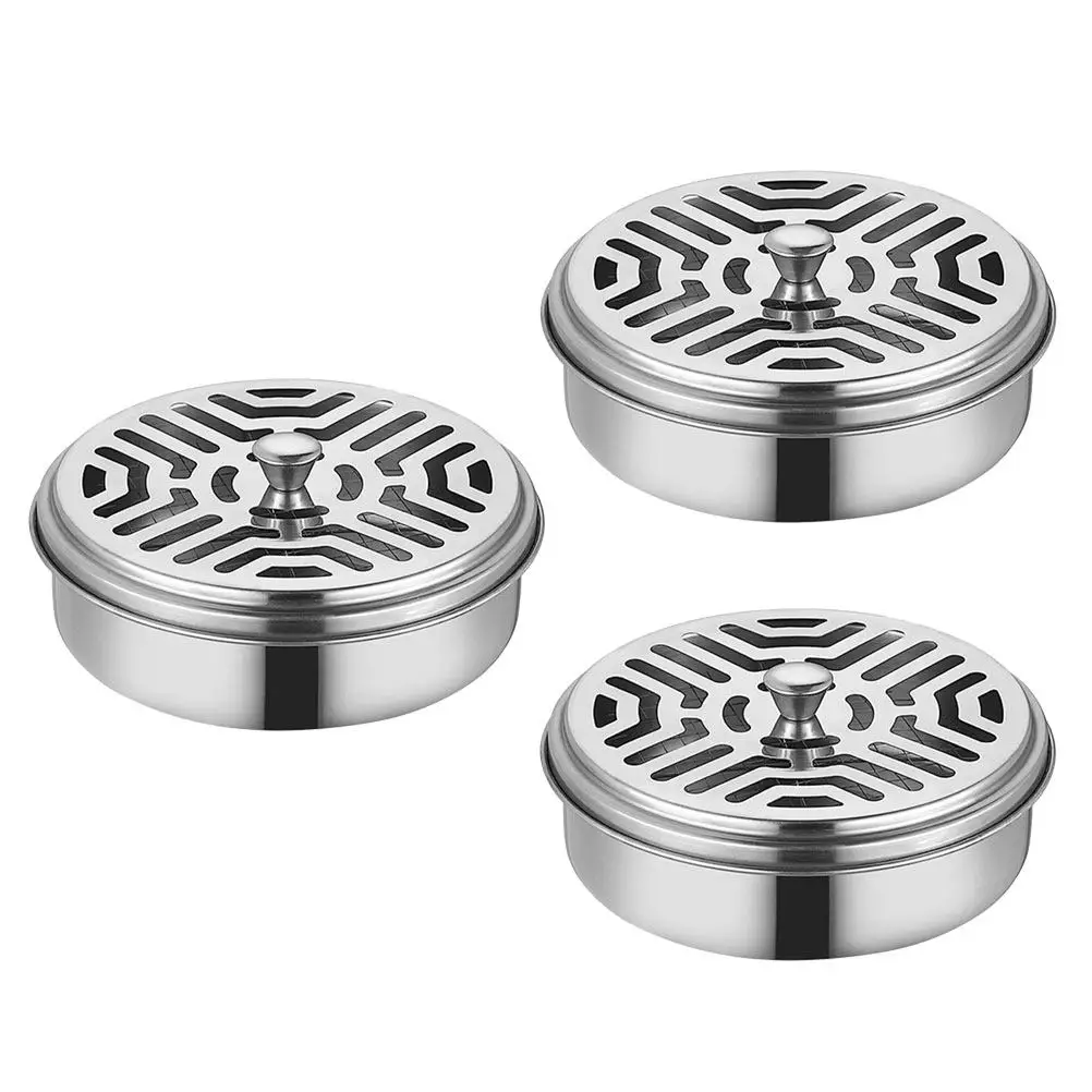 Handmade Metal Incense Burner Case 3pcs Anti Scald Holder Practical Indoor Home Repellent Box Convenient Storage
Handmade Metal Incense Burner Case 3pcs Anti Scald Holder Practical Indoor Home Repellent Box Convenient Storage
