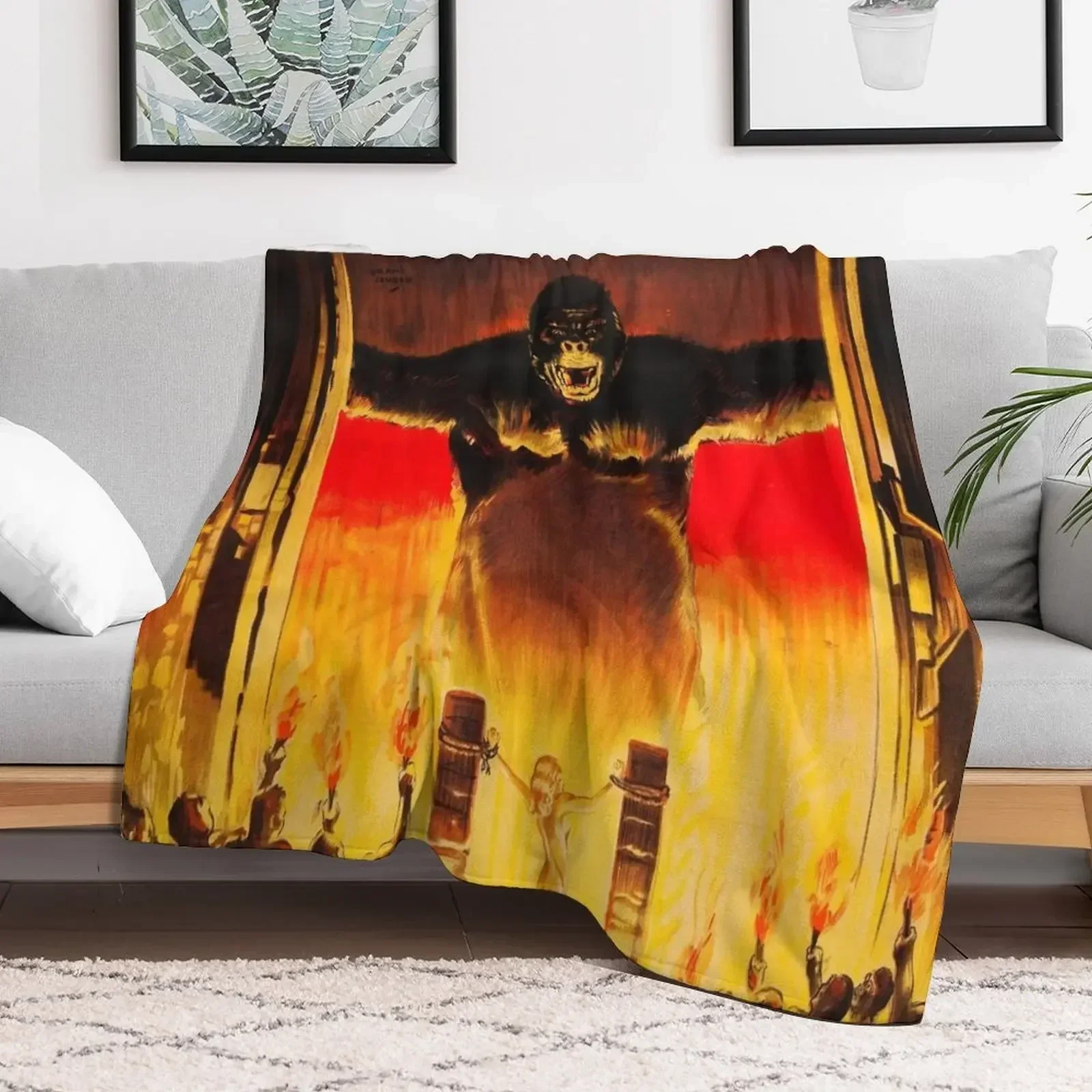 Vintage King Kong Movie Poster Throw Blanket Softest for winter Decorative Sofa Summer Blankets
Vintage King Kong Movie Poster Throw Blanket Softest for winter Decorative Sofa Summer Blankets